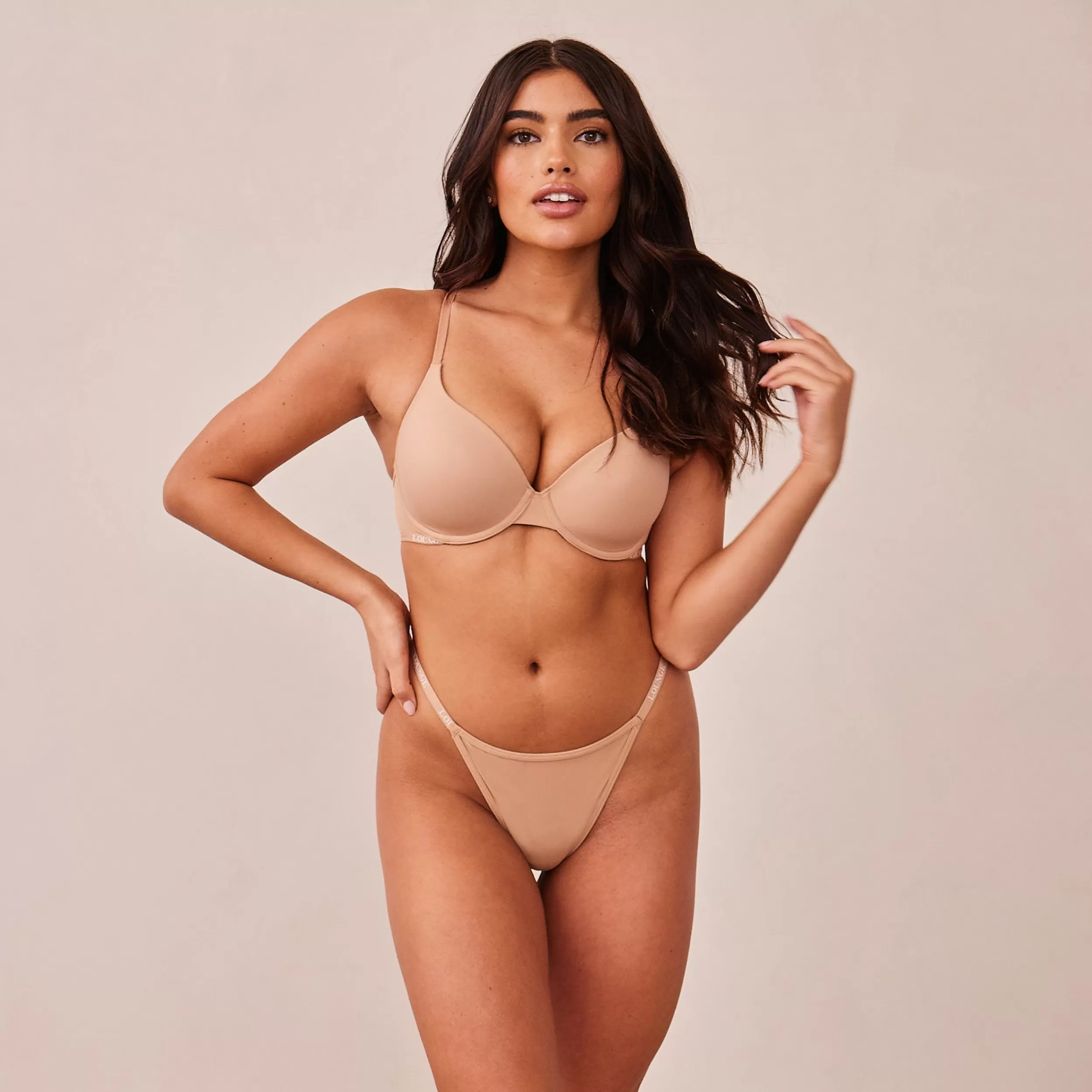 Smooth Classic T-shirt BH und String/Slip Set - ^Lounge Sale