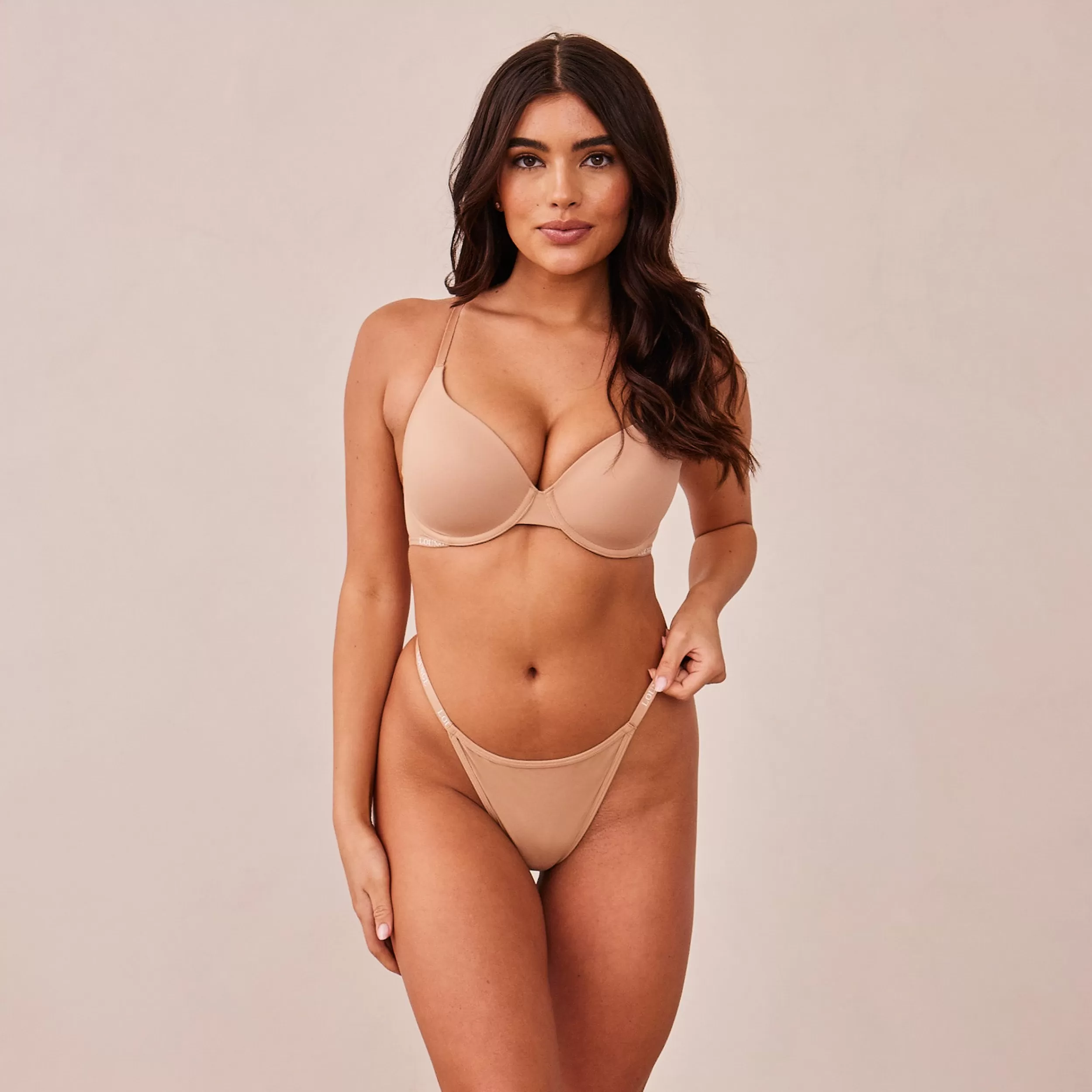 Smooth Classic T-shirt BH und String/Slip Set - ^Lounge Sale